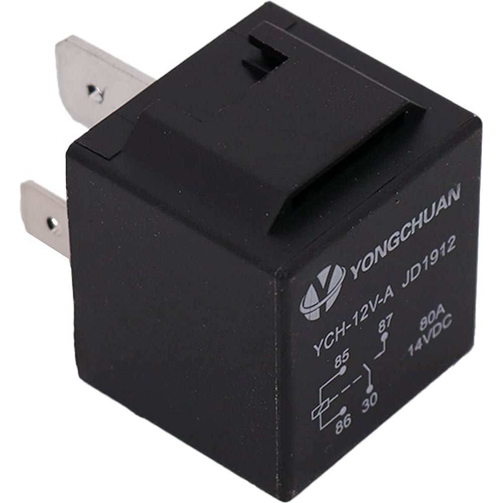 12V 80A Relay 3C081-75222 for Kubota B2650 B3350 L47 M5140F M5140FC M5140HD M5140HDC M5640SU