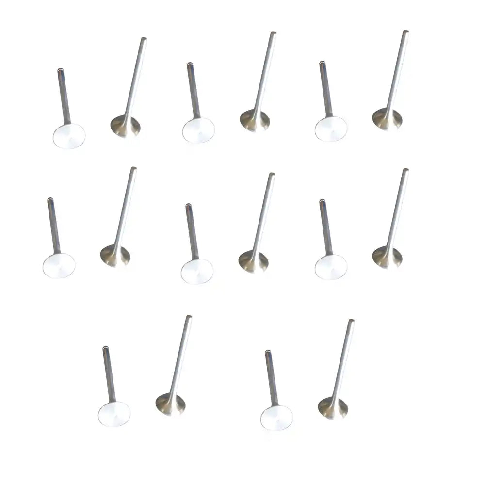 16 Pcs Exhaust Valves for Deutz BF8M1015C Engine