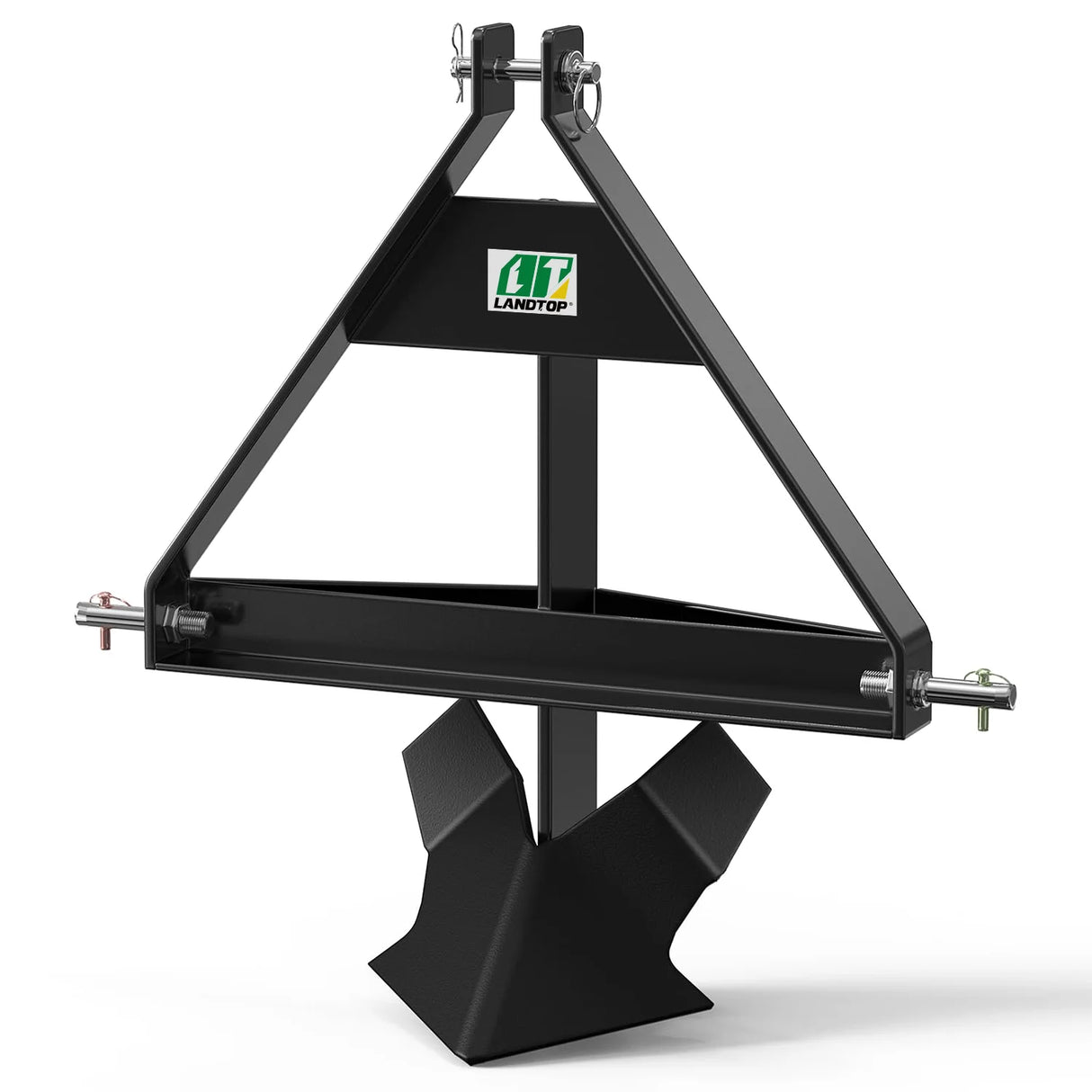 Middle Buster for Category 1 3-Point Hitch, Heavy Duty Middle Buster Quick Hitch Tractors Steel Furrowing Plow Mechanical Plowing, Soil Tiller (3 Ponit(1/2blade))