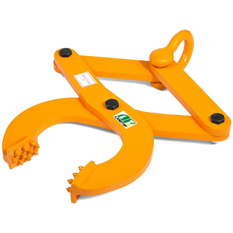 Pallet Puller, 1T/2205 LBS Heavy Duty Steel Single Scissor Yellow Clamp, 4.3 Inch Jaw Opening and 0.5 Inch Jaw Height, Hook Pulling Hoisting Tool for Forklift Chain, Yellow