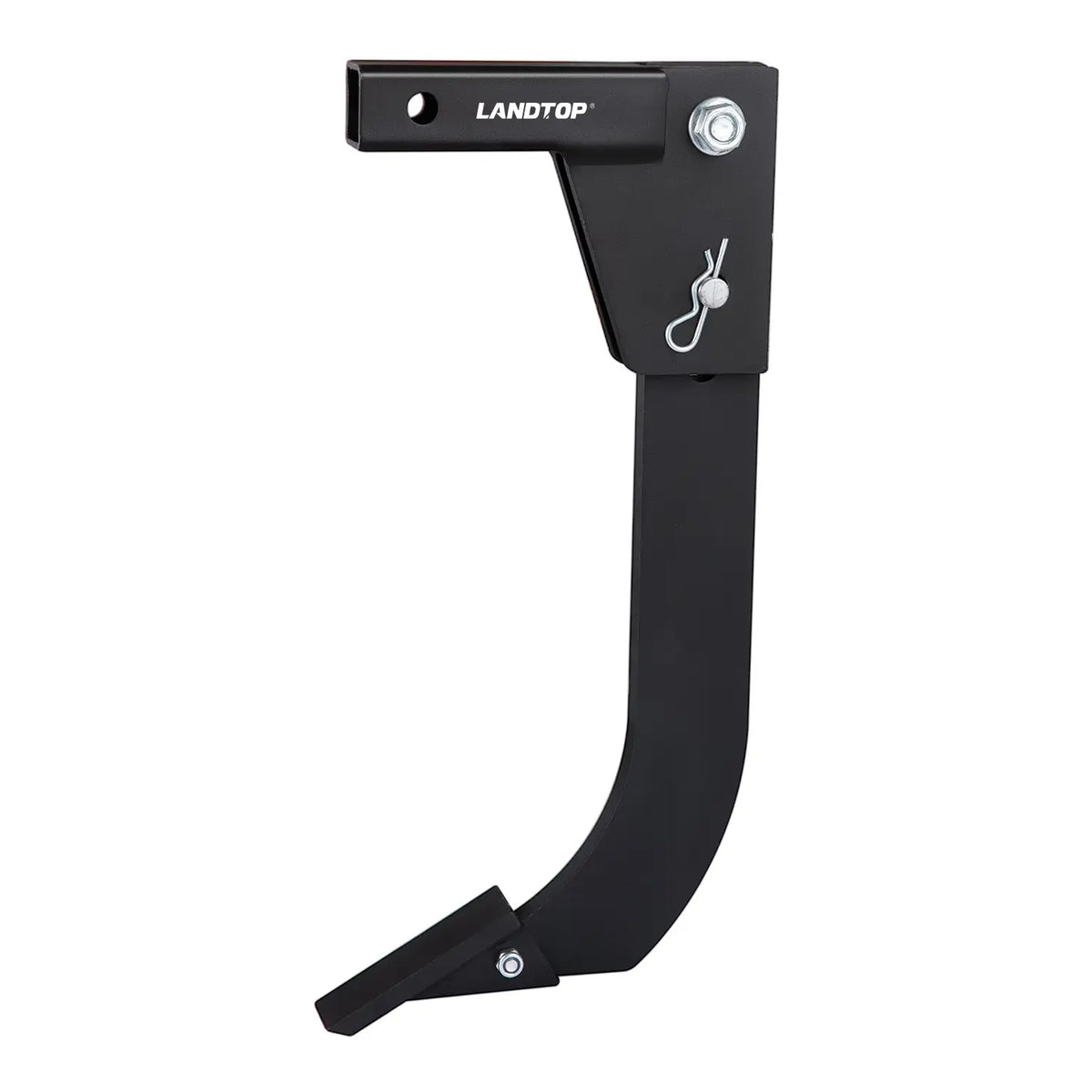 Hitch Mounted Ripper, 16" Shank Length Box Scraper Shank, 4 Hole Site