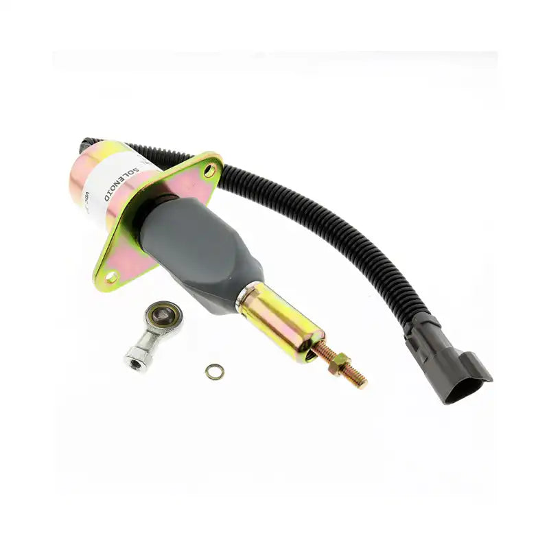 24 V Diesel Engine Shutoff Solenoid 6742-01-2310 for Komatsu Wheel Loader WA420-3 WA420-3CS WA420-DZ-3 WA380-DZ-3 Engine SA6D114-1AA