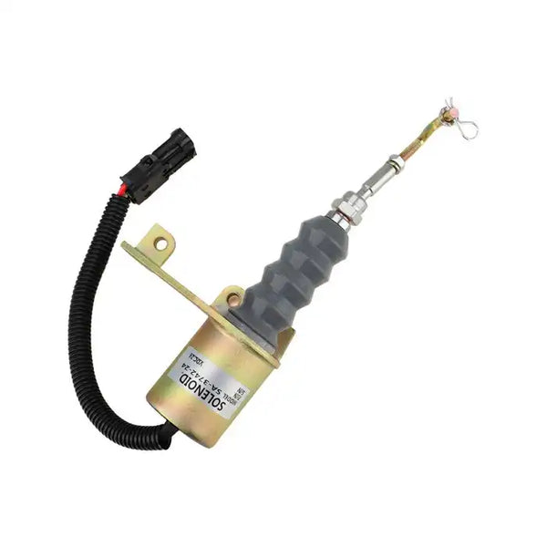 24V Fuel Shut off Solenoid Switch 79082108 for Cummins Dodge Engine LandTopMall