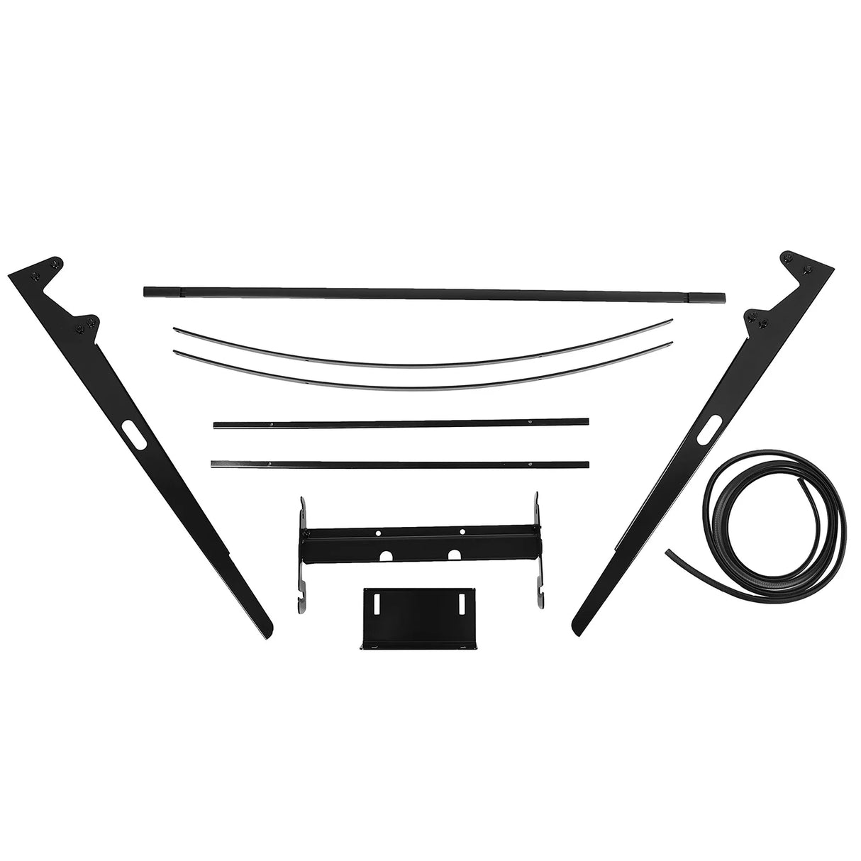 White Tractor Canopy Compatible with All ROPS 48-3/8" X 48-3/8" Equipped Tractors and Mowers with a 2" x 2" or 2" x 3" ROPS (Will Add About 4" to The Height of The Tractor)
