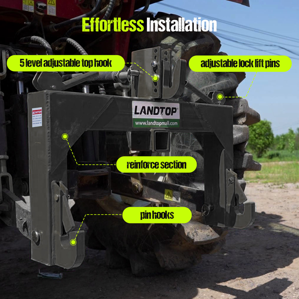 3 point hitch quick connect