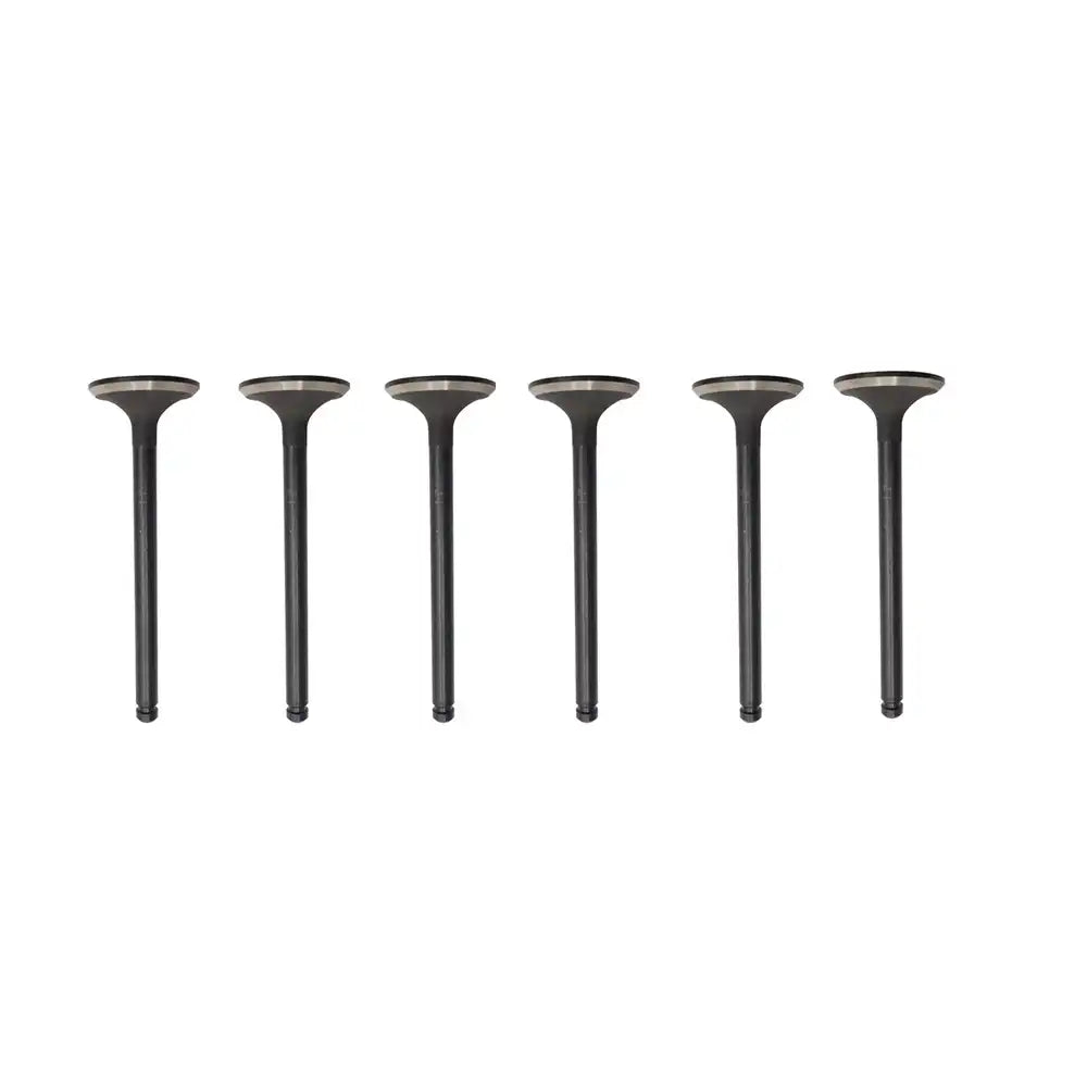 6 Pcs Exhaust Valve 6221-43-4210 for Komatsu SAA6D108E-2A-8 SAA6D108E-2A-C Engine in USA