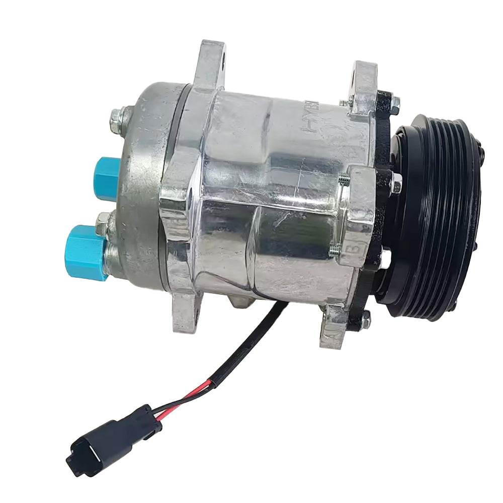 A/C Compressor 7363374 for Bobcat S550 S570 S590 S595 S630 S650 T550 T590 T595 T630 T650 E32 E35 E42 E45 E50 E55 E85