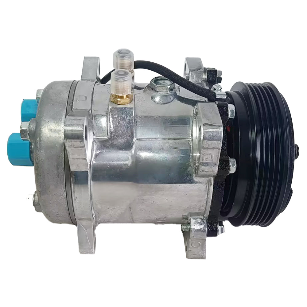 A/C Compressor 7363374 for Bobcat S550 S570 S590 S595 S630 S650 T550 T590 T595 T630 T650 E32 E35 E42 E45 E50 E55 E85