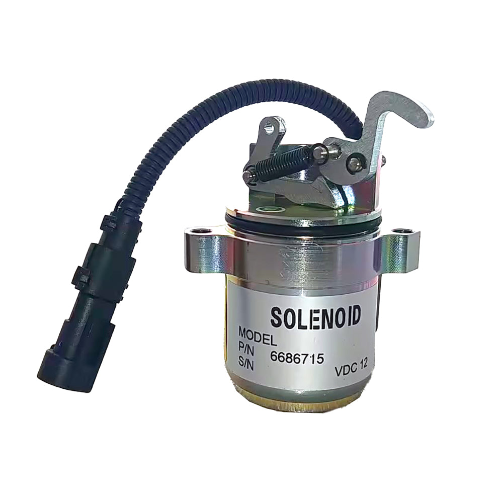 Old Type Fuel Shut Off Solenoid 6686715 for Bobcat Skid Steer 863 864 873 883 Diesel Deutz