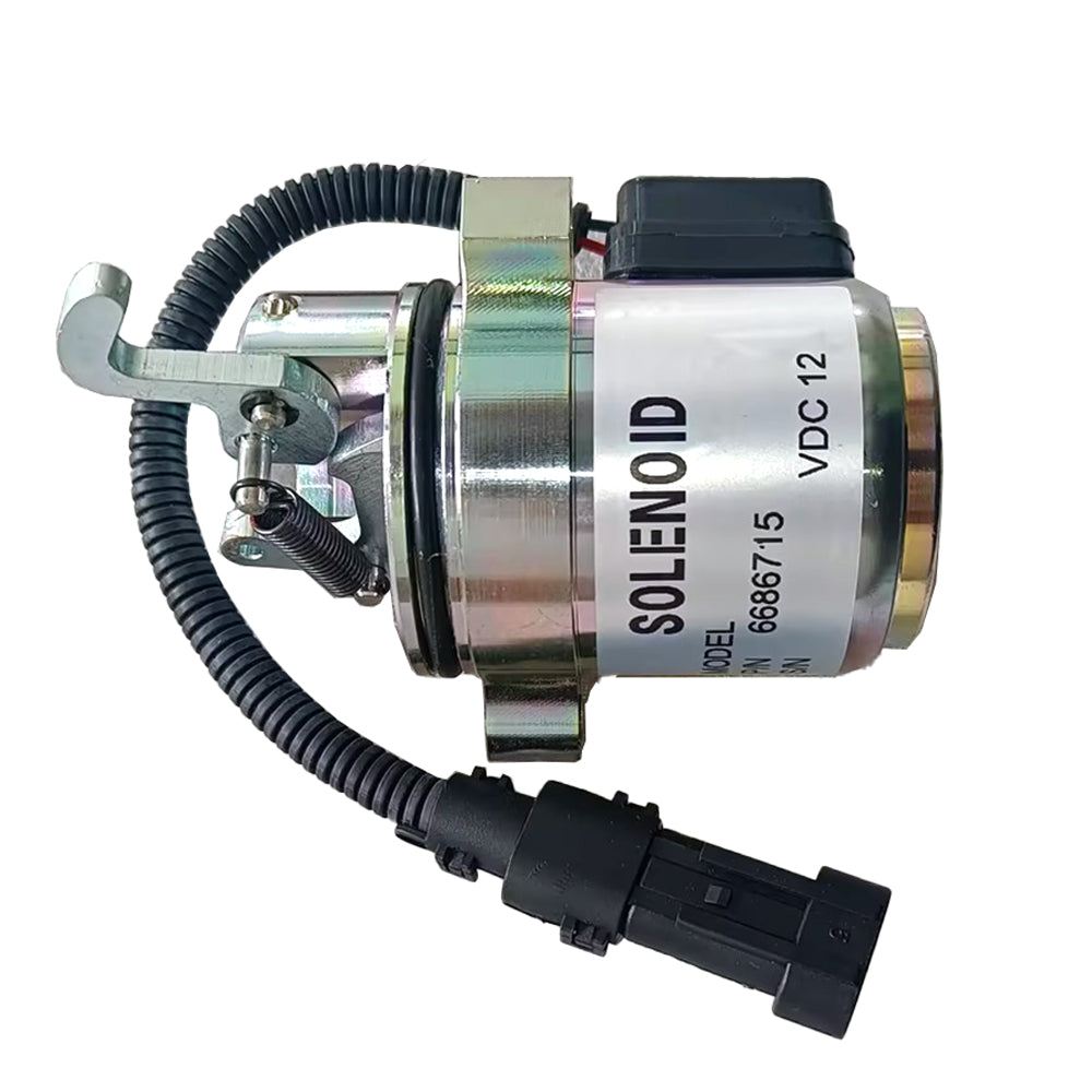 Old Type Fuel Shut Off Solenoid 6686715 for Bobcat Skid Steer 863 864 873 883 Diesel Deutz
