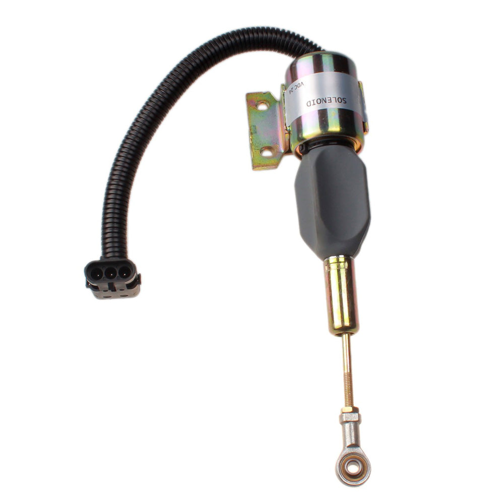 24V Engine Shutoff Solenoid 3932530 SA-4756-24 for Cummins Engine 5.9L 6BT