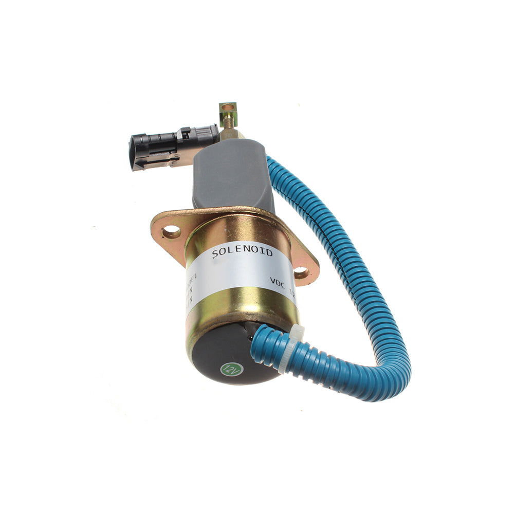 Stop Solenoid 1751ES-12A6UC3B1S5 for Gehl Skid Steer Loader SL4625 4625SX 4625DX With Kubota V2203 Diesel Engine