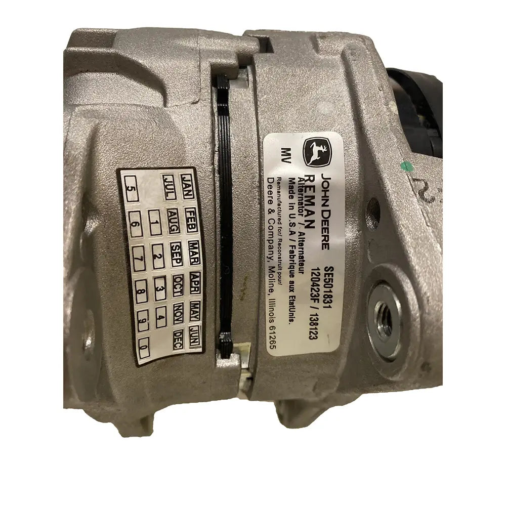 New Alternator Replacement RE509648, RE529377, SE501831, SE501831, 0124315030, 0124315042, IA1528, MG471, ABO0435 For John Deere Tractors 4120 4320 4520 4720 5095MH 5225 5325 5425 5524 5065M 5075M