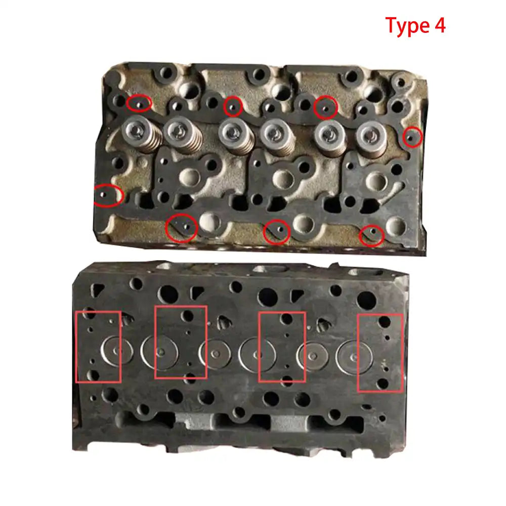 Complete Cylinder Head 16487-03040 1648703040 for Kubota D1703 Engine L2501D L3240DT L3400DT L3540HSTC Bobcat 325C 238 325D