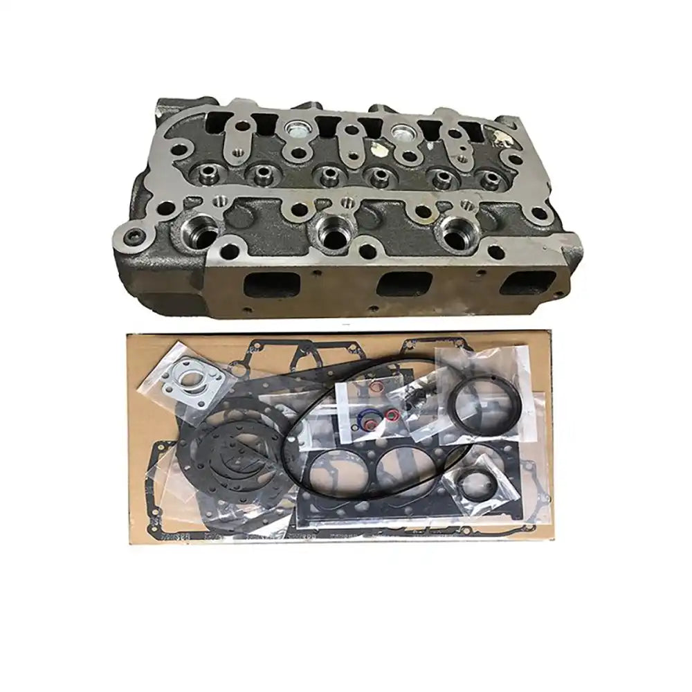 Complete Cylinder Head With Valves + Full Gasket Kit for Kubota D850 D850-5B D850-BH-W Engine B1550D B1550E B6200D B6200E