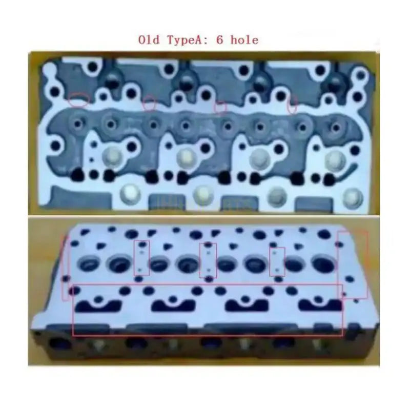 Cylinder Head V2003 In-Direct Injection with Full Gasket Set For Kubota Engine V2003 Complete