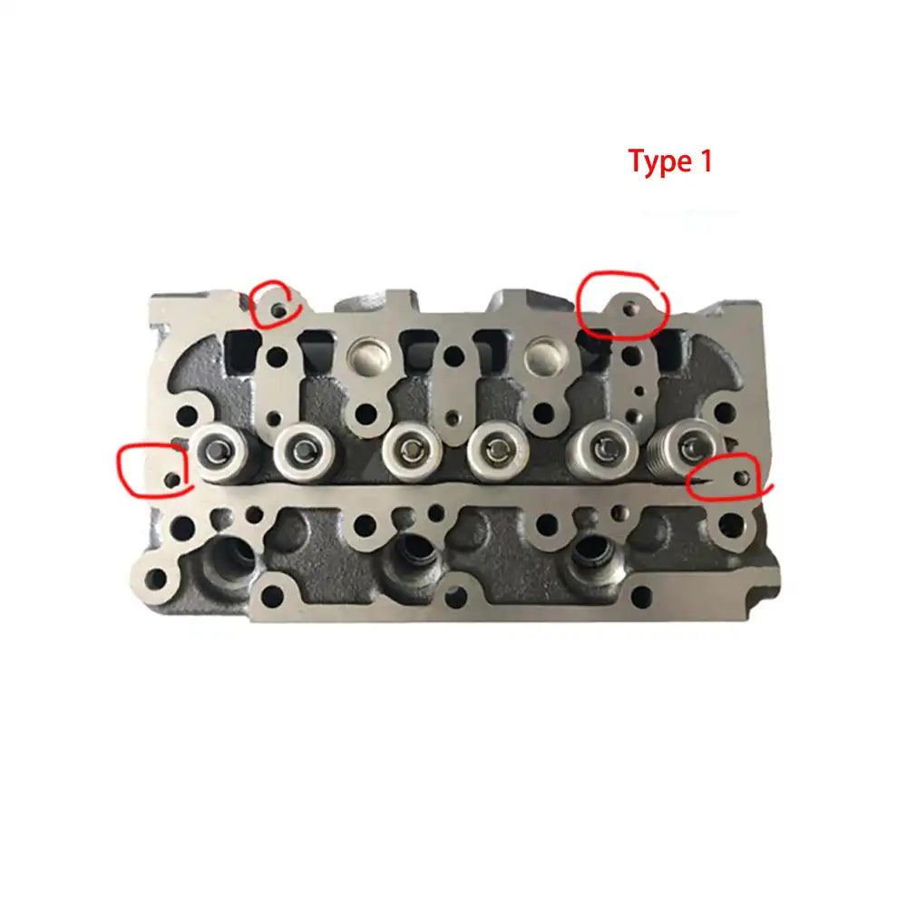 Cylinder Head With Valves for Kubota Engine D782