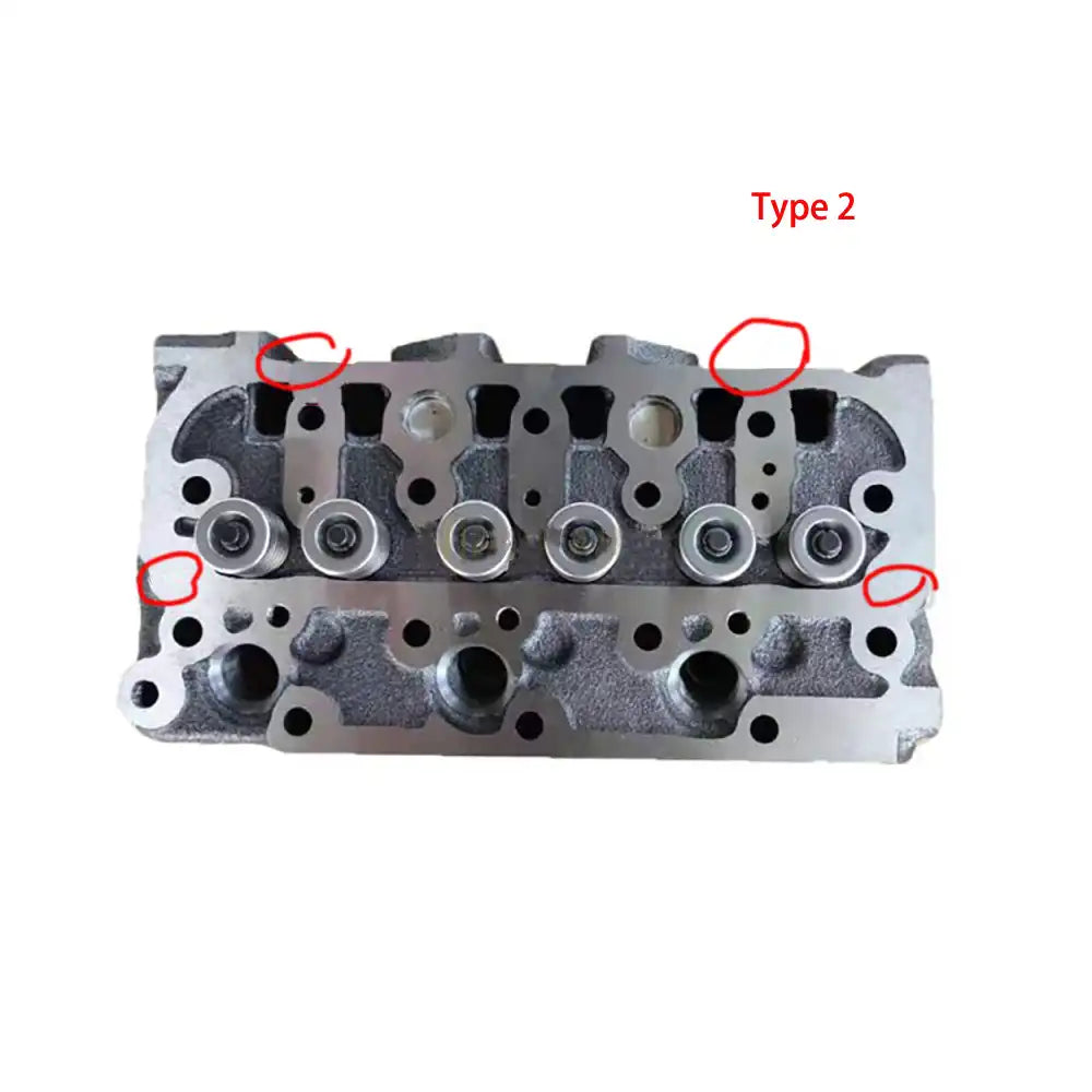 Cylinder Head With Valves for Kubota Engine D782