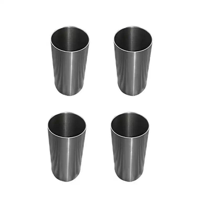 Cylinder Liner 4 Units 1 Set For Komatsu Wheel Loader WA75-3 WA85-3 Yanmar Engine 4TNE98 Komatsu Engine 4D98E