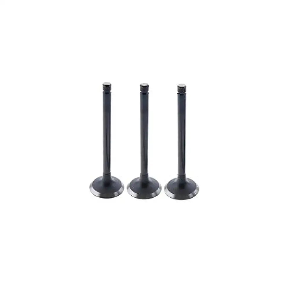 Exhaust Valve 3 Units 1 Set For Airman PDS90 Isuzu Engine 3KC2