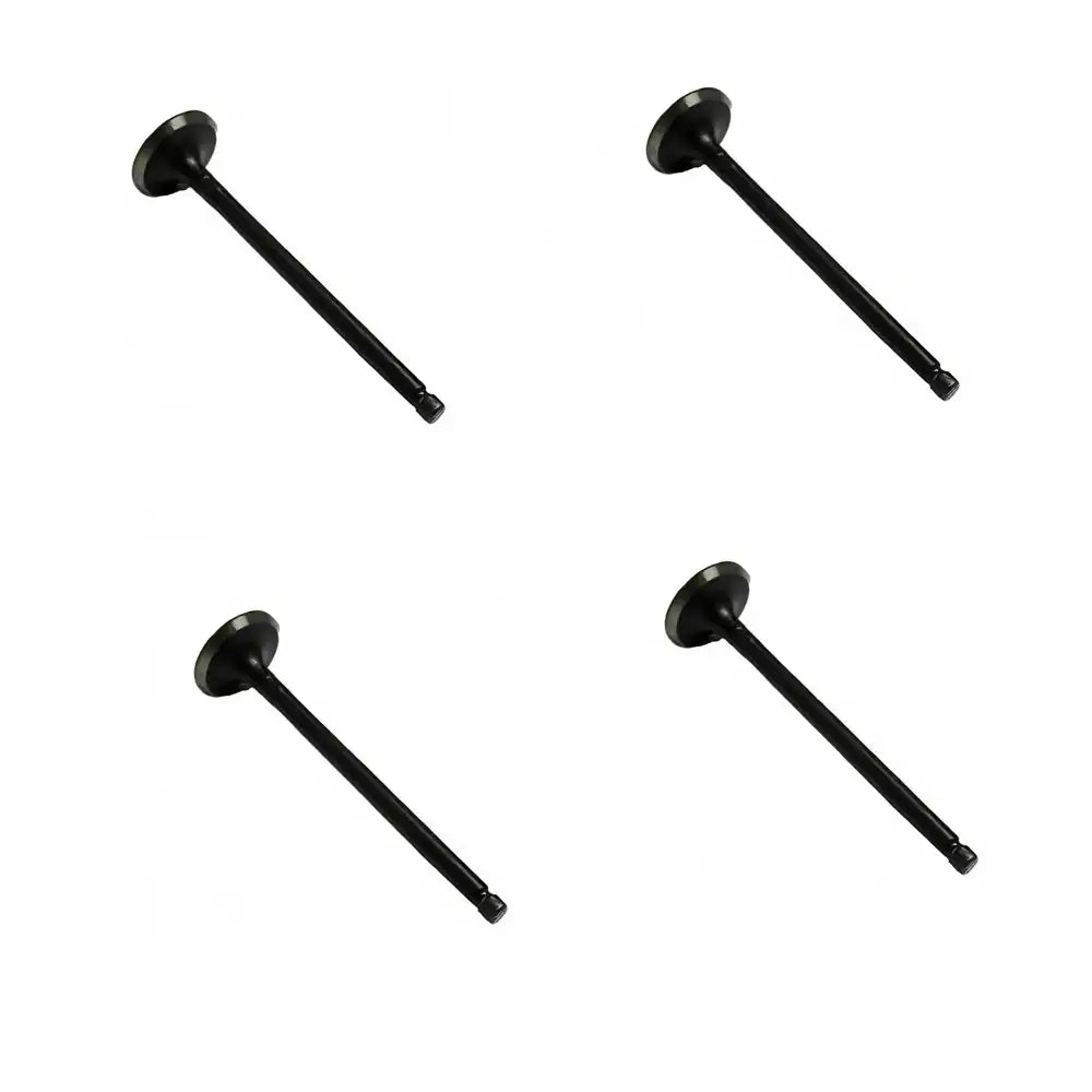 Exhaust Valve 4 Units 1 Set For Komatsu Crawler Tractor D21A-7-M D21Q-7-M Yanmar Engine 4TNE94 Komatsu Engine 4D94E