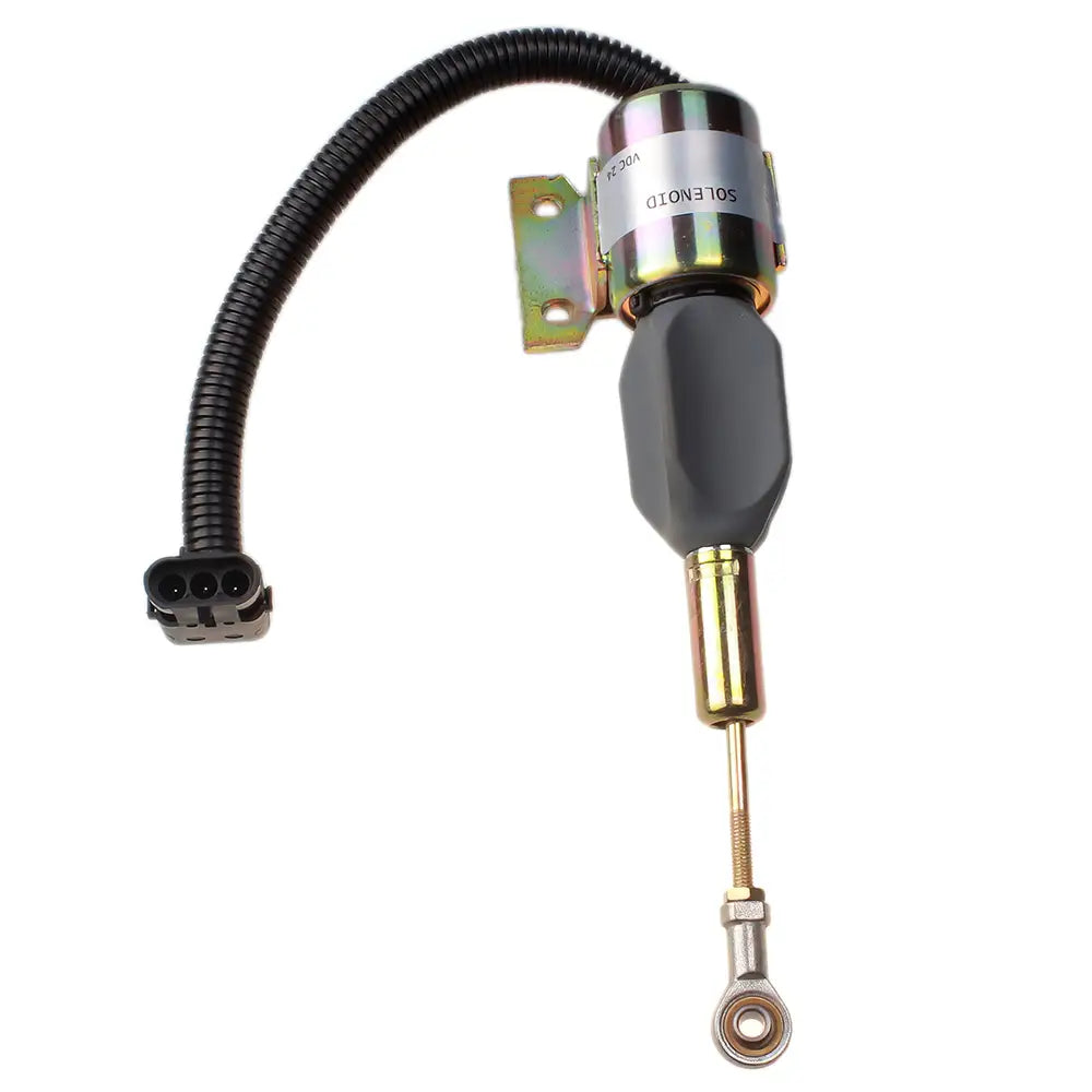 24V Fuel Shut Down Off Stop Solenoid Valve 6733-81-9130 for Komatsu Engine 4D102E 6D102E Wheel Loader WA270-3 WA250-3 WA120-3 WA180-3