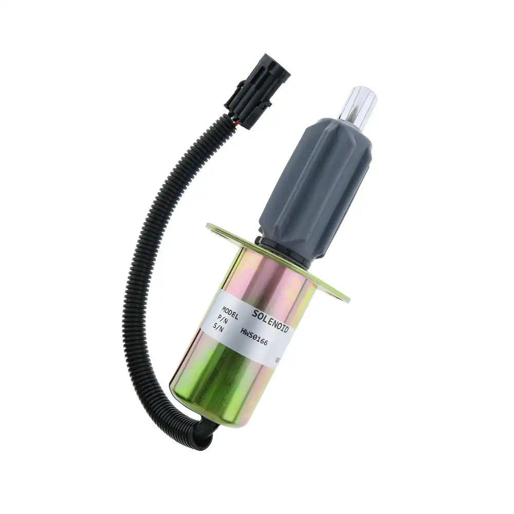 Fuel Shutdown Stop Solenoid 3921978 for Cummins 6CT 6CTA Engine 12V