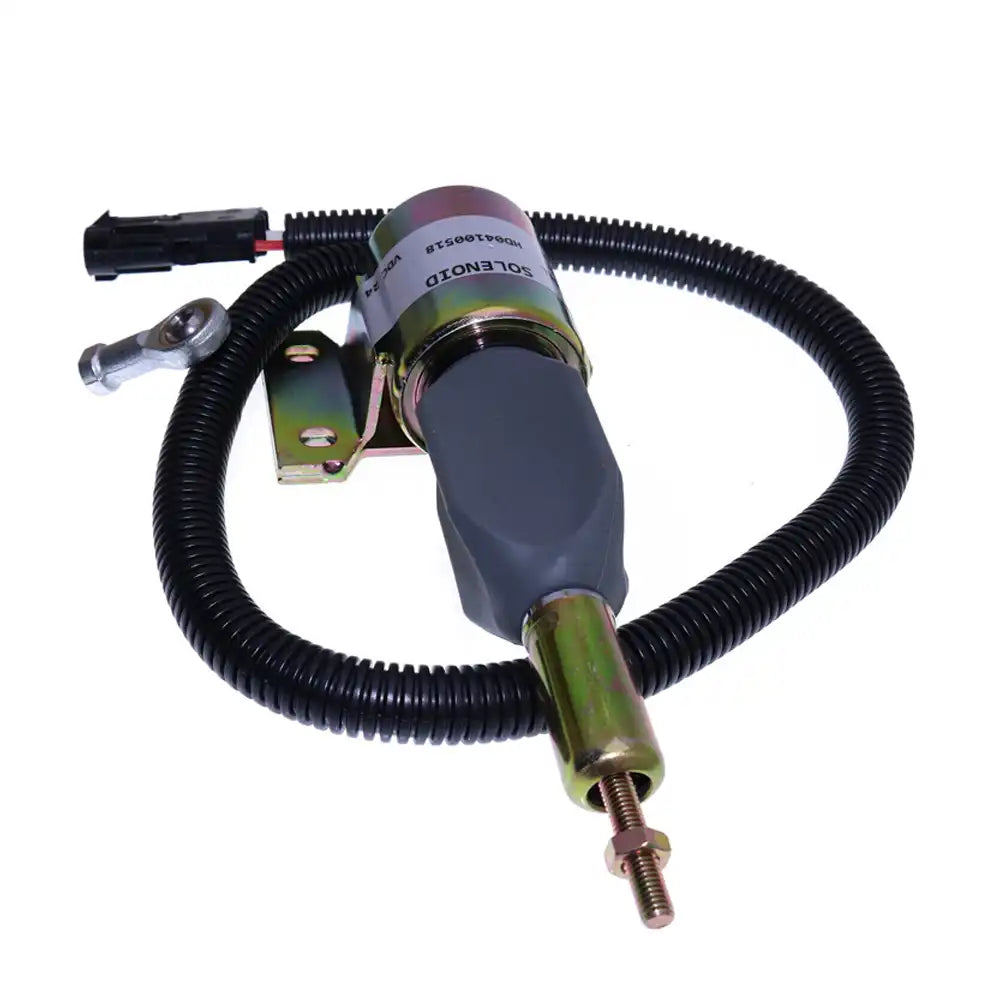 Fuel Shutoff Solenoid 6735-81-9160 6735819160 24V For Komatsu