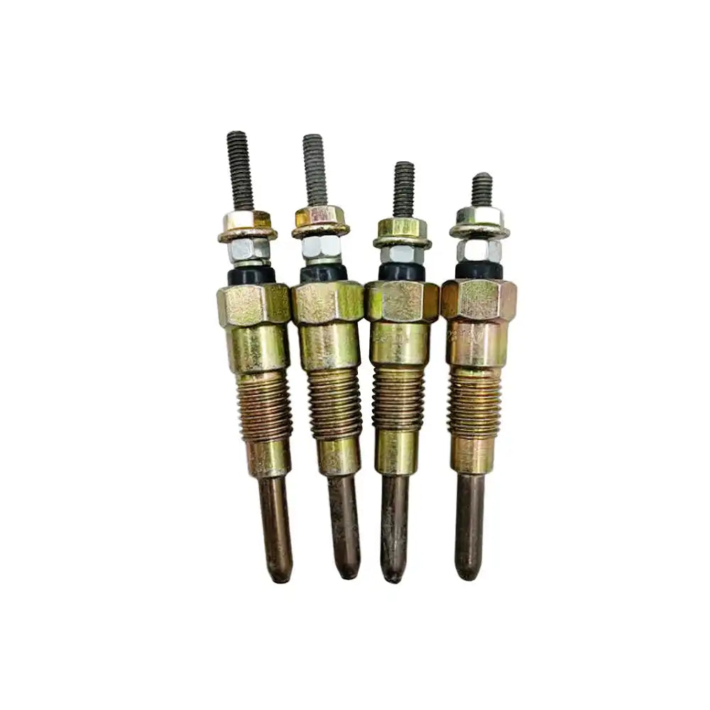 Glow Plug 4 Units 1 Set For Komatsu Wheel Loader WA90-3 WA95-3 Yanmar Engine 4TNV98T Komatsu Engine S4D98E