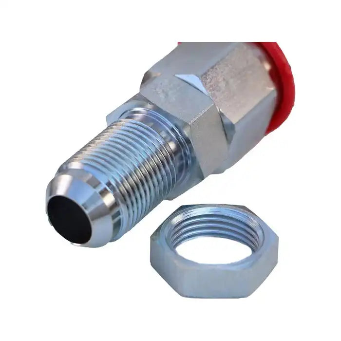 Hydraulic Flat Face Quick Connect Coupler Set For Skid Steer Loader 1/2 NPT Thread 1/2