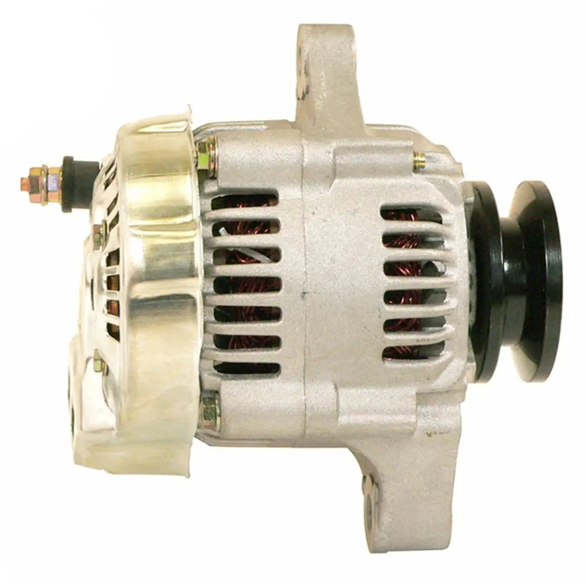 New Mini Alternator 1624164 100211-4520 100211-4740 66436-64011 66436-64012 66436-64013 30A Denso Style 12V CW 1 Groove Pulley Replacement For KUBOTA