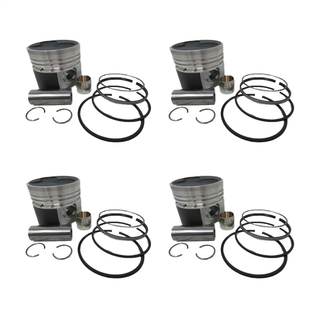 Piston Kit With Ring for Kubota V2203 Indirect Injection Engine Bobcat 7753 763 773 S150 S160 331 334 341 5600