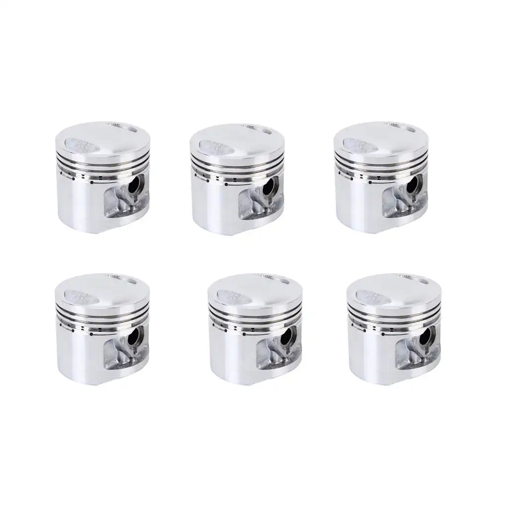 6 pcs Piston with Pin for Kubota S2800 Engine M4950DT Tractor