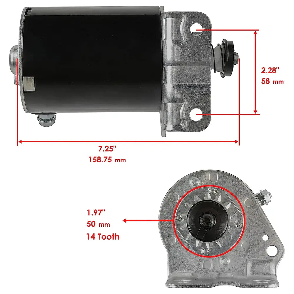 New Starter 593934 693551 LG693551 BS693551 SBS0029 SBS0047 41022051 41022027 Replacement For Briggs & Stratton Air Cooled Engines 7 thru 18HP Engines