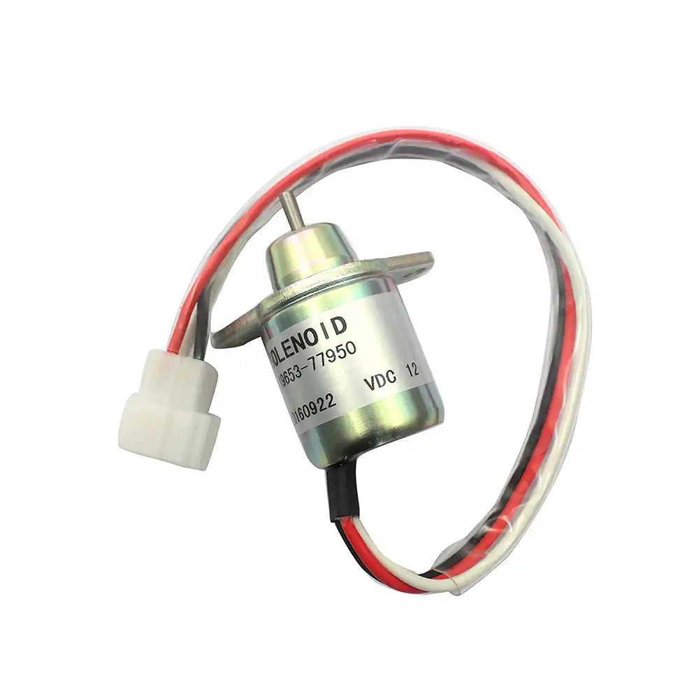 12V Stop Solenoid 119653-77950 for Yanmar 4TNV94L Engine