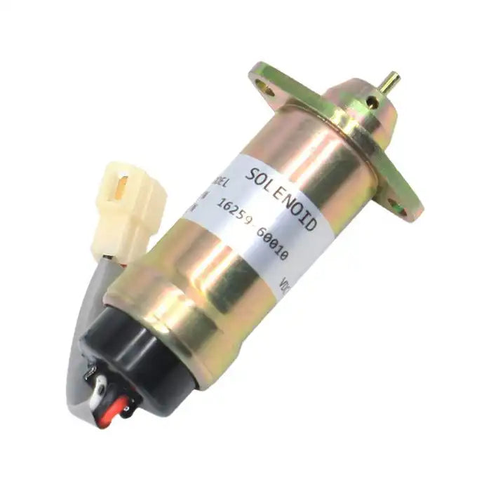Stop Solenoid 16259-60010 MV1-48 for Kubota D1105 V1505 Hitachi Timberwolf TW150DHB TW150VTR TW190 TW-S426TDHB