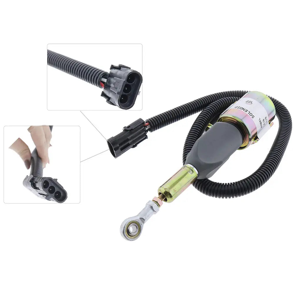 24V Stop Solenoid 3939703 SA-4892-24 For Cummins Engine