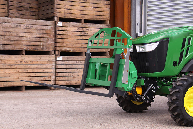 tractor with forks