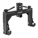 3000 lBS 3 Point Black Quick Hitch with 2" Receiver Hitch & 5 Level Adjustable Bolt