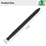 17" Stabilizer Hay Bale Spear Attachment, Pair Quick Attach Bale Spike with Sleeves, Black Powder Coated Hay Bale Forks Handing Equipment Fit for for Skid Steer Mount Plate Tractors Loaders