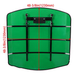 Green Tractor Canopy Compatible with All ROPS 48-3/8" X 48-3/8" Equipped Tractors and Mowers with a 2" x 2" or 2" x 3" ROPS (Will Add About 4'' to The Height of The Tractor)