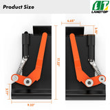 Skid Steer Quick Tach Attach Conversion Adapter,Universal Weld on QTK Quick Attachment Plate,Quick Tach Mount Plate Compatible with Kubota and Bobcat Skid Steers and Tractors