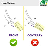 Box Blade Shank, 18" Scarifier Shank, 4 Holes Box Scraper Shank, Ripper Shank with Removable Tapered Teeth and Pins, Adjustable Shanks Assembly for Replacement, Digging, Plowing