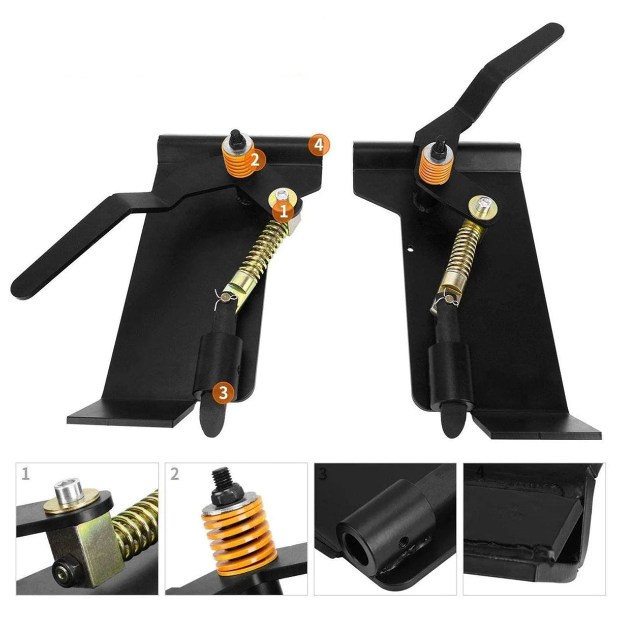 Universal Skid Steer Quick Tach Conversion Adapter Bobtach Latch Box W