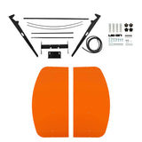 Orange Tractor Canopy Compatible with All ROPS 48-3/8" X 48-3/8" Equipped Tractors and Mowers with a 2" x 2" or 2" x 3" ROPS (Will Add About 4" to The Height of The Tractor)