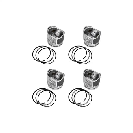 4 Pcs Piston 87mm Oversize +0.50mm 1G924-2111 for Kubota V2403 V2403-DI Engine