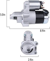 NEW 12V STARTER M2T32581 M2T43781 M2T43681 191-1949-06 191-1949-08 COMPATIBLE WITH ONAN P-216 P224 P-218 P227 STEINER 410 NEW HOLLAND SKID STEER L250 GEHL SL3310 P220 BUNTON MOWER