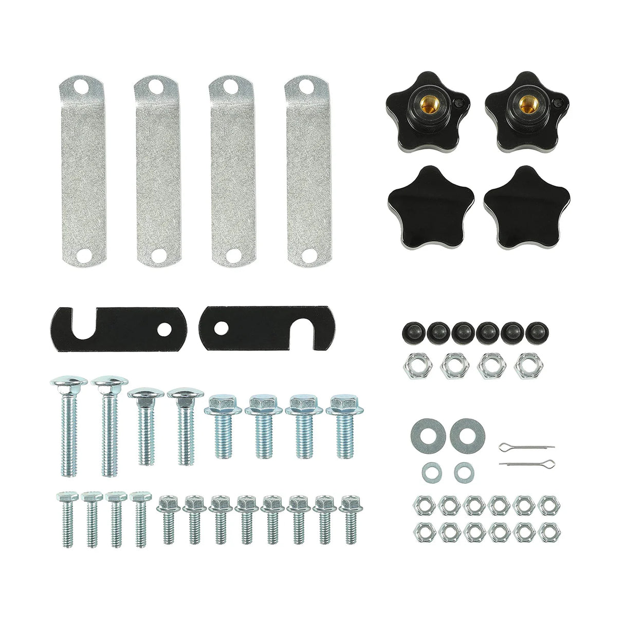 White Tractor Canopy Compatible with All ROPS 48-3/8" X 48-3/8" Equipped Tractors and Mowers with a 2" x 2" or 2" x 3" ROPS (Will Add About 4" to The Height of The Tractor)