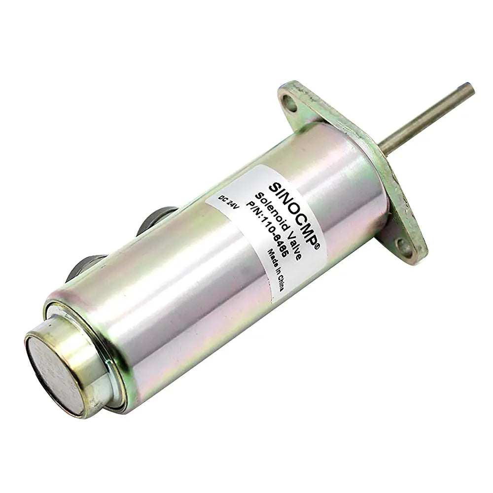 24V Stop Solenoid 110-6465 6T-4122 For Caterpillar 3306 Engine