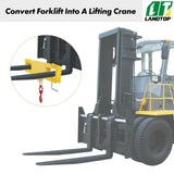 Forklift Lifting Hook 4000lbs Capacity Forklift Mobile Crane Hook Forklift Lifting Hoist Swivel Hook Fork Lifting Attachment